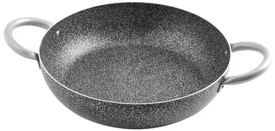 Obrázek produktu pro Home Pánev s nepřilnavým povrchem a 2 uchy Kuchyňské hrnce Family Stone CM30, hliník, černá, 30 cm