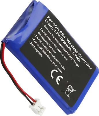 Immagine prodotto di Avizar, Batteria per controller wireless Sony PlayStation 4 Li-Ion 3,7V 1800mAh, Blu