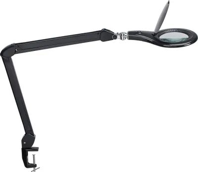 Produktbild von MAUL Lupenleuchte MAULmakro LED 6.500 K Klemmfuß schwarz