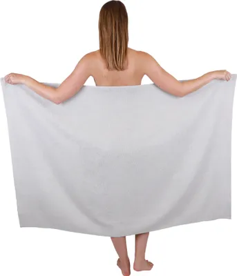 Produktbild von Betz XXL Duschtuch 100 x 150 cm BERLIN  Badetuch 100% Baumwolle Farbe – silbergrau
