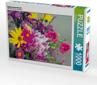 Produktbild von CALVENDO Puzzle Spätsommerstrauß | 1000 Teile Lege-Größe 64x48cm Foto-Puzzle für glückliche Stunden