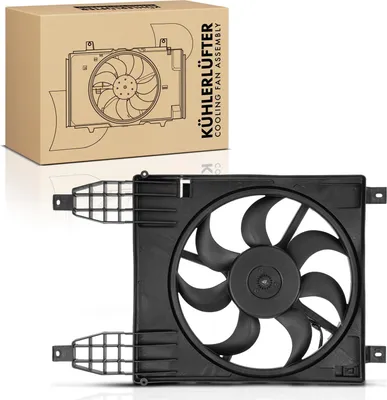 Obrázok produktu pre Frankberg 1x chladič motora s jedným ventilátorom s rámom ventilátora chladiča Chevrolet Aveo Kalos T250 T255 1.2L