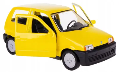 Produktbild von Welly Fiat Cinquecento Metallmodell Gelb 1:32-39