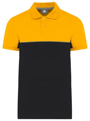 Obrázok produktu pre WK. Dvojfarebné uni polo tričko s krátkym rukávom