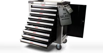 Produktbild von Mephisto XXL Premium Werkzeugwagen mit 9 Schubladen -ohne Werkzeug-
