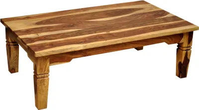 Produktbild von MiaMöbel Couchtisch Khatu 110x40x60 cm Landhausstil Massivholz Sheesham Sheesham natur