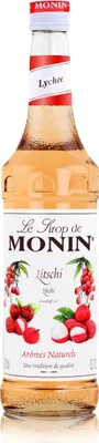 Produktbild von Monin Sirup Litschi 700ml - Cocktails Milchshakes Kaffeesirup (1er Pack)