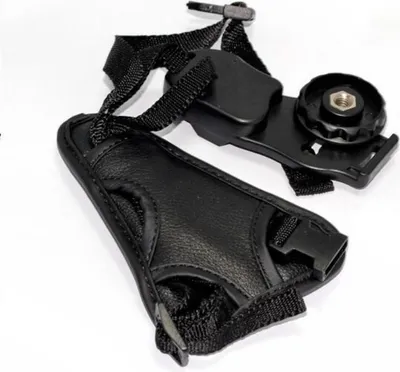Zdjęcie produktu dla INF Uniwersalny pasek na nadgarstek do aparatu DSLR, nylonowy, czarny, 1 sztuka