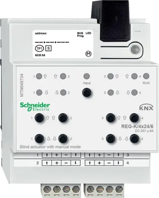 Produktbild von SCHNEIDER ELECTRIC Jalousieaktor REG-K/4x24/6