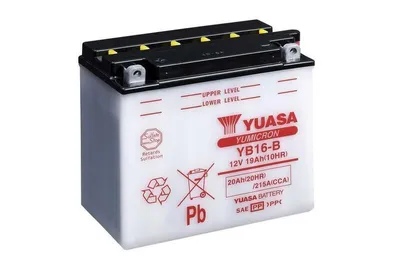Image de Batterie YUASA YB16-B 19 AH