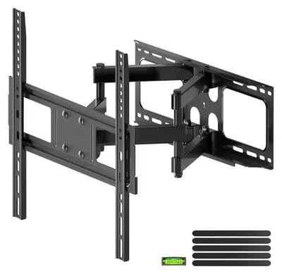 Immagine prodotto di Supporto a parete girevole e inclinabile per televisori da 26 a 70 pollici, con capacità di carico fino a 45 kg e compatibile con standard VESA 400x400 mm