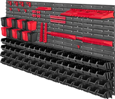 Obrázek produktu pro KADAX Nástěnná deska na nářadí 156x78cm 103El Dílenské garážové zásobníky