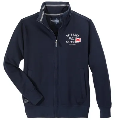 Produktbild von Redfield Sweatjacke modisch dunkelblau Übergröße