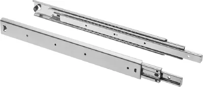 Produktbild von Schwerlastauszug 100kg Vollauszug 1 Paar Schubladenauszüge H 53mm Korpusschiene 350mm