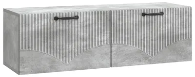 Produktbild von Wandmontierter TV-Schrank Betongrau 98 x 31 x 30 cm
