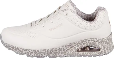Image de Skechers Sneakers 155412-WHLD in Natural Duraleather/ Off White Leopard Trim color size 40