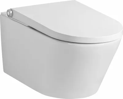 Immagine prodotto di Sapho Veen Clean - Bidet elettronico in Vetroceramica, senza bordo, SoftClose, bianco VE421