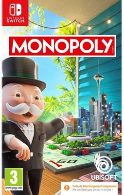 Produktbild von Ubisoft Monopoly 2024 - Code in a Box, Nintendo Switch, E (Jeder), Code in einer Box