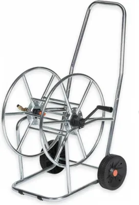 Produktbild von Professioneller Schlauchwagen für max. 80m 3/4 Zoll aus verzinktem Chrom