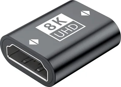 Produktbild von INF 8K HDMI 2.1 Buchse auf Buchse Adapter - HDMI Verlängerungskupplung Schwarz