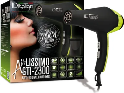 Immagine prodotto di Asciugacapelli Airlissimo GTI 2300 Id Italian (1 unità) - Verde
