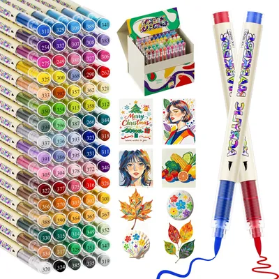 Produktbild von 80 Acrylmarker in verschiedenen Farben für kreative Projekte
