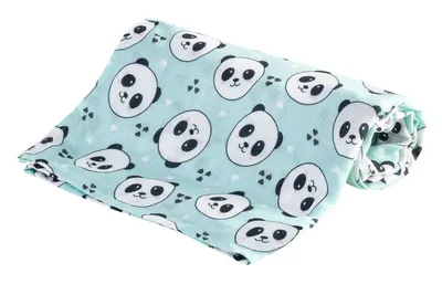 Obrázok produktu pre BOCIOLAND Bambusová plienka 30x30 panda - zelená