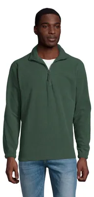 Imagen del producto de SOLS - Chaqueta polar "Ness" con cremallera frontal, uni, para hombre/mujer, modelo LT1972 (talla M) (verde musgo)
