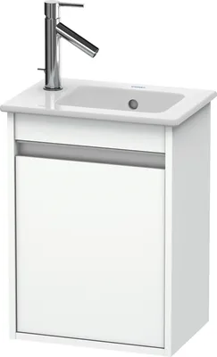 Produktbild von Waschtischunterbau KETHO 550x400x285mm Anschlag rechts weiß matt Anschlag rechts weiß matt