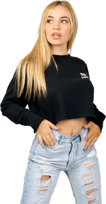 Immagine prodotto di Superba felpa da donna LogoHeart BY131 con maniche lunghe e taglio corto