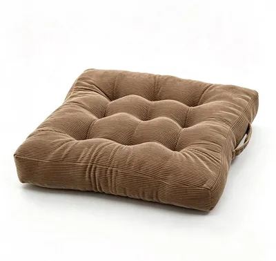Obrázek produktu pro Podlahová podložka hnědá, 40 x 40 cm - Měkká sedací podložka pro použití v interiéru i exteriéru