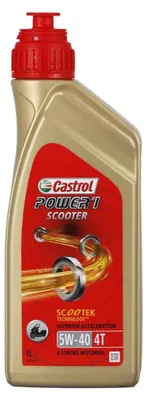Produktbild von Castrol Power 1 Scooter 5w40 4t 1l Motoröl Golden Golden One Size