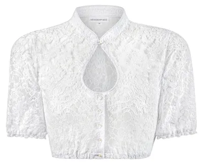 Productafbeelding van Stockerpoint damesdirndlblouse, wit, maat 32