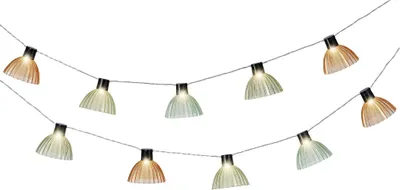 Produktbild von Solar Party-Beleuchtung Plastik 10 LED L.450cm multi/warm weiß