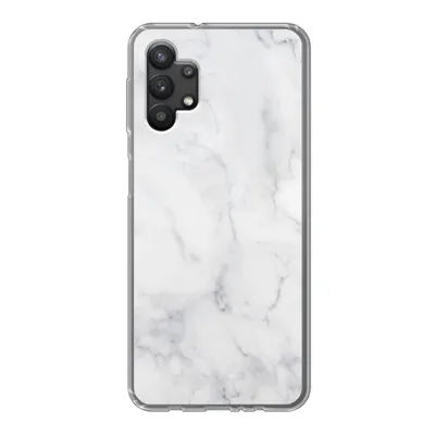 Produktbild von MuchoWow® Handyhülle Schutzhülle Hülle für Samsung Galaxy A32 5G Marmor - Weiß - Grau - Luxus - Marmoroptik - Stein Silikon Softcase Handy Hülle - Softcase