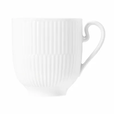 Immagine prodotto di Königlich Tettau Amina Becher mit Henkel, Teetasse, Kaffeebecher, Kaffeetasse, Porzellan, Weiß, 350 ml, 004.106279
