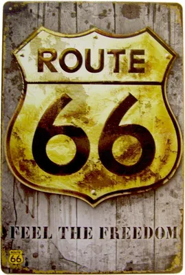 Obrázek produktu pro PiWear plechová cedule Route 66