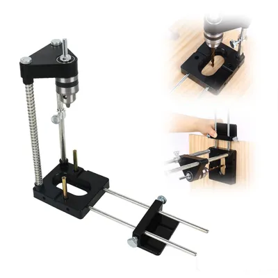 Imagen del producto de Omgoods - Soporte para taladro, plantilla de perforación ajustable, color