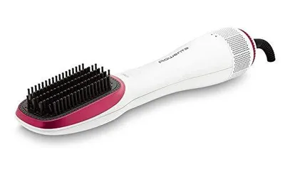 Obrázek produktu pro Rowenta CF6220 Wonder Air Brush Horkovzdušný kartáč 900 W s ionizační funkcí, vyhlazovací kartáč, Thermo Control, úložné pouzdro, ergonomický, bílá/růžová