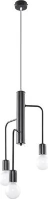 Produktbild von Kronleuchter DUOMO 3M 3xE27 15W Stahl 100x25x25cm Sollux Lighting