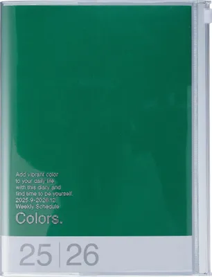 Produktbild von MARK'S 2025/26 Taschenkalender, A5 Colors // Green