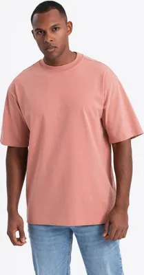 Productafbeelding van Ombre T-shirt, losvallende pasvorm, ronde hals, roze, maat L