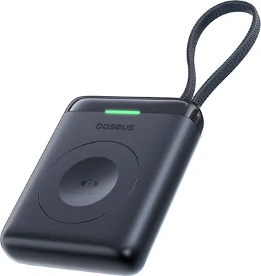 Obrázek produktu pro Powerbank Baseus Enerfill Fw11 5W pro Apple Watch s integrovaným kabelem – černá