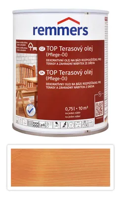 Obrázek produktu pro REMMERS TOP Terasový olej na bázi rozpouštědel 0.75 l Douglaska
