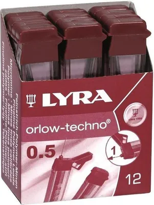 Zdjęcie produktu dla Wkłady grafitowe B 0,5mm (12szt)