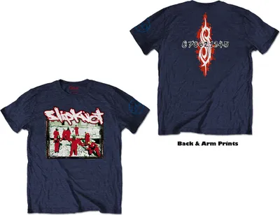 Produktbild von Slipknot 20th Anniversary - Red Jump Suits (Back Print) Navy Blue M T-Shirt