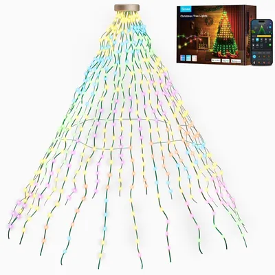 Produktbild von Govee Weihnachtsbaum Lichterkette, Smart 480LED RGBIC Weihnachtsbeleuchtung