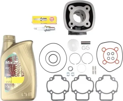 Produktbild von Zylinder Set 70ccm 47mm (4-eckig) GROß für Piaggio LC NRG NTT Quartz Zip / Gilera Runner (bis 1997)