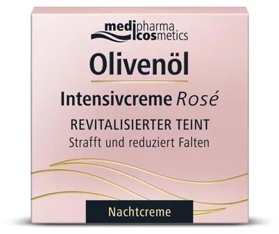 Produktbild von Olivenöl Intensivcreme Rose Nachtcreme, 50 ml Creme