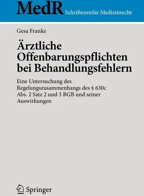 Image de Ärztliche Offenbarungspflichten bei Behandlungsfehlern